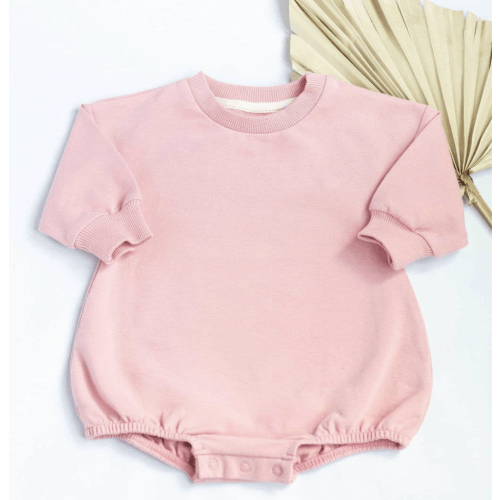 Oversized Sweatshirt Bubble Romper