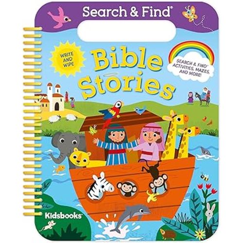 Search & Find: Bible Stories-With Wipe-Clean Pages and an Erasable Marker, this Book can be Enjoyed Again and Again!