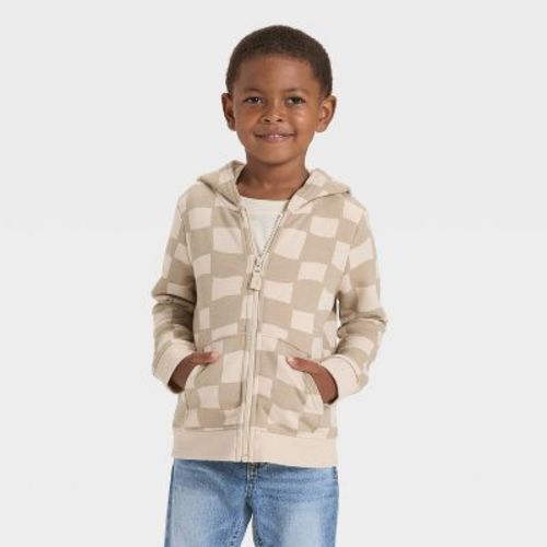 Toddler Boys' Fleece Zip-Up Hoodie Sweatshirt - Cat & Jack™