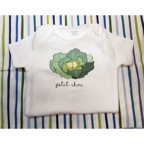 Petit Chou Bodysuit (sizes newborn to 24 months)
