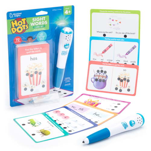 Educational Insights Hot Dots Sight Word Card Set - Toddler and Preschool Learning Toys for Ages 3+