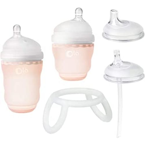 Olababy Bottle Transitional Set (Coral)