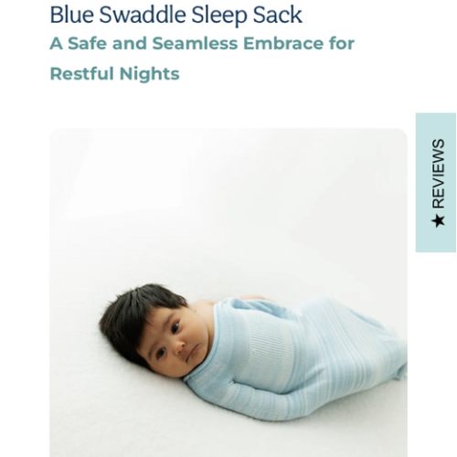 Blue Swaddle Sleep Sack – Swaddelini