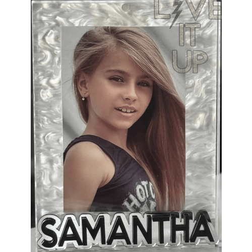 This frame personalized: Logan Miles