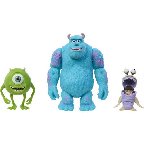 Disney Pixar Monsters, Inc. Set with 3 Action Figures, Get Boo Home Storytellers Pack