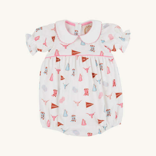 Texas Britt Bubble - Gone to Texas with Worth Avenue White and Hamptons Hot Pink