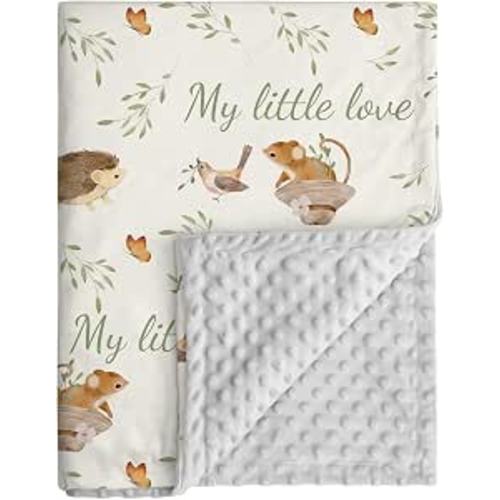 Fleece Baby Blankets for Girls & Boys, Infant Toddler Blanket