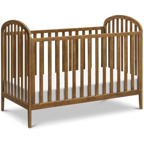 daVinci Beau 3-in-1 Convertible Crib in Walnut, GREENGUARD Gold Certified, Easy Assembly