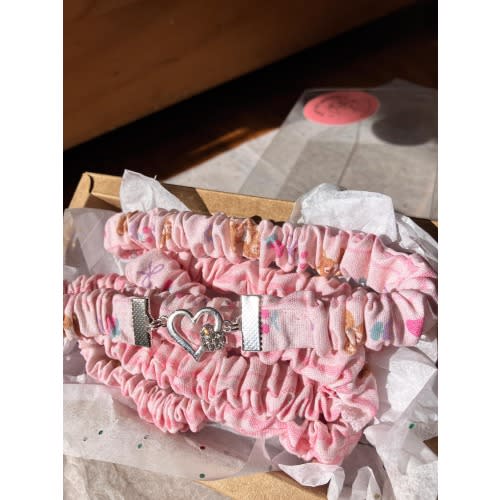 Teddy Bear Breastfeeding Aid: Pink Stripes Lift'n'Latch Nursing Gift