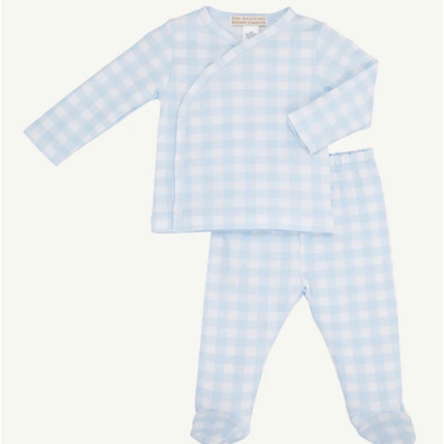 Cameron Cross-Front Set - Buckhead Blue Gingham