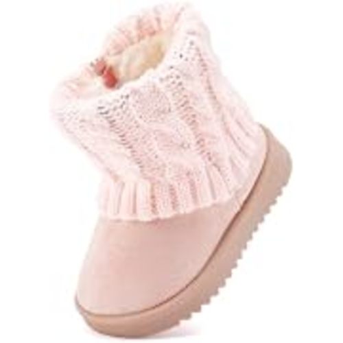 BMCiTYBM Baby Snow Boots Infant Boy Girl Winter Booties | Toddler Nonslip Lightweight Outdoor Fuzzy Warm Shoes for Cold Weather 6 9 12 18 24 Months