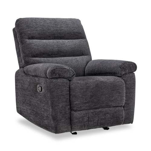 Lucie Glider Recliner - Charcoal