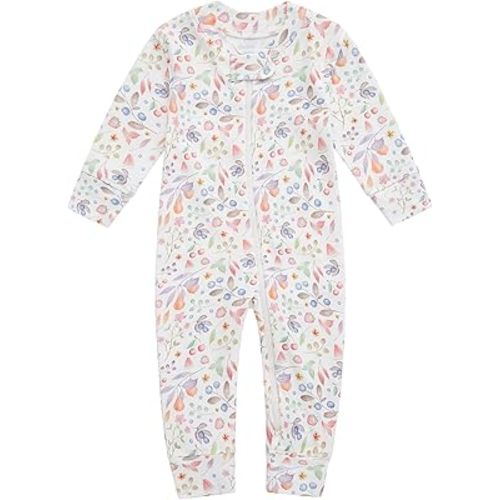 Owlivia Organic Cotton Baby Boy Girl Zip up Sleep 'N Play Pjs, Footless, Long Sleeve