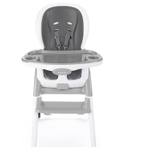 Ingenuity SmartClean Trio Elite 3-in-1 Convertible Baby High Chair, Toddler Chair, and Dining Booster Seat, For Ages 6 Months and Up, Unisex - Slate