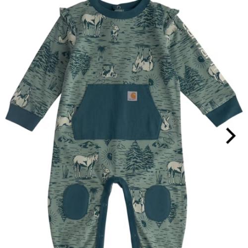 Carhartt Horse Print Long-Sleeve Coveralls for Babies | Cabela's