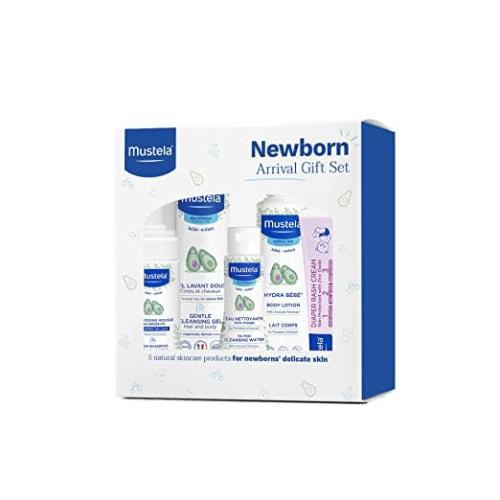 Mustela Newborn Arrival Gift Set - Baby Skincare & Bath Time Essentials