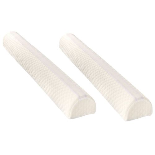 Hiccapop Foam Bed Bumper Guard Rails for Toddlers 2pk - White