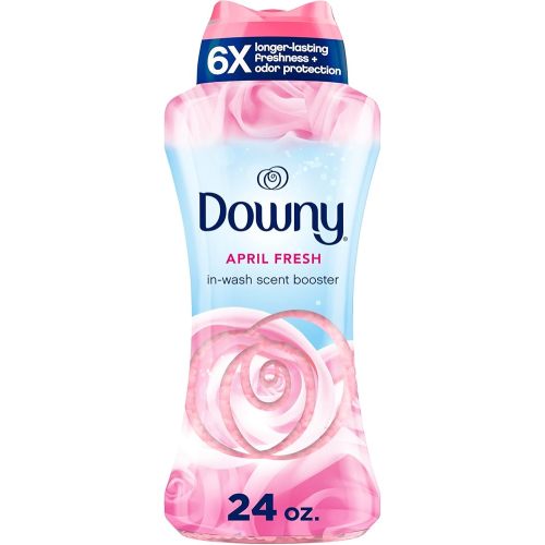 Downy April Fresh In-Wash Laundry Scent Booster Beads, 24 oz, laundry scent beads, Long-lasting Freshness