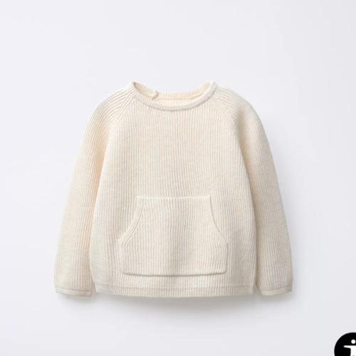 KNIT POCKET SWEATER - Light beige | ZARA United States