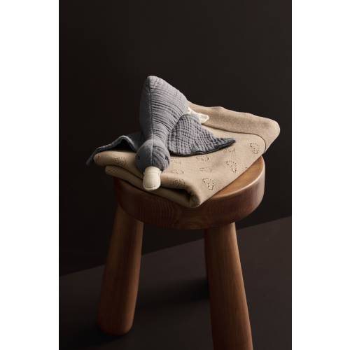 COTTON POINTELLE BABY BLANKET