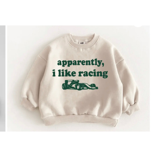 Apparently I like racing Sweater 12-18m