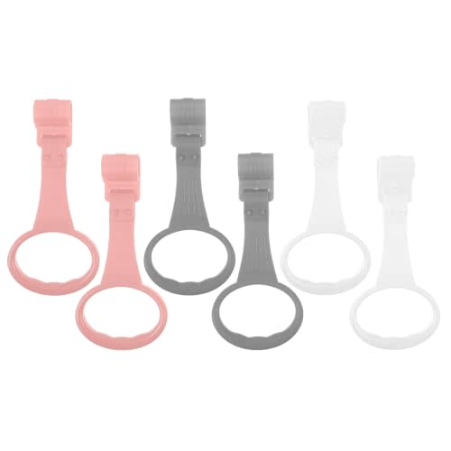 6 Pack Playpen Pull Up Rings, Baby Crib Standing Rings | Replacement Play Area Accessories with 3 Colors for Pulling Up Practice and Baby Activity Centers