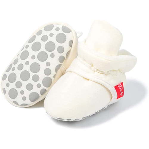 Newborn Infant Baby Girls Boys Warm Fleece Winter Booties First Walkers Slippers Shoes