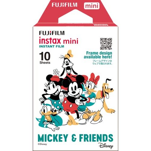 Fujifilm Instant Camera Film 10 Pcs Mickey & Friends INSTAX MINI MIC 2 WW 1