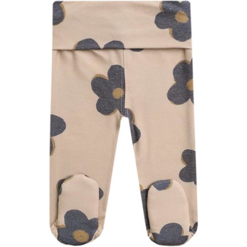 Footed Baby Pants "Gemma in Tan" by Copper Pearl