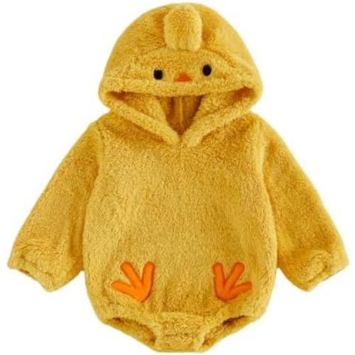 Baby Halloween Costume Chicken Hooded Romper Halloween Outfit