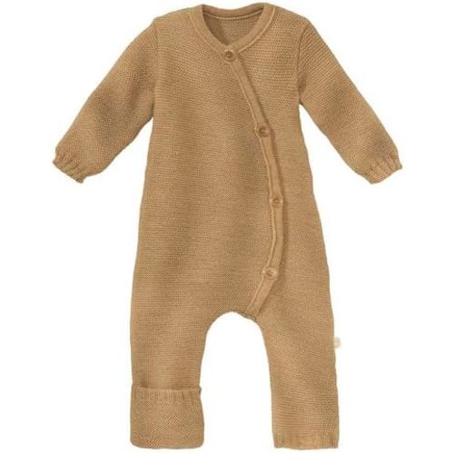 Ecoable Merino Wool Baby Coverall, Knit Long Sleeve Jumpsuit Romper