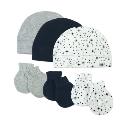 6-Piece Organic Cotton Mitt and Hat Set | Honest Baby Clothing