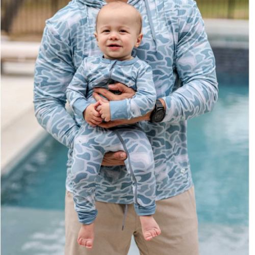 Baby Zip Up - Seaside Camo – BURLEBO