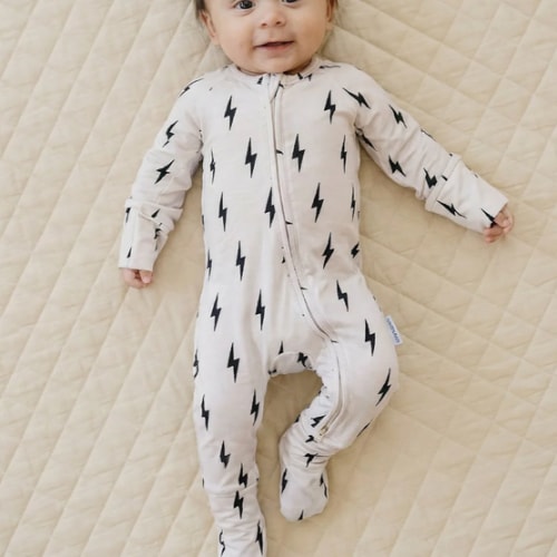 Bamboo Zip Romper | Little Bolt