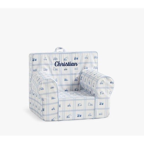 My First Anywhere Chair®, Bria Hammel Construction Trucks Print Slipcover Only