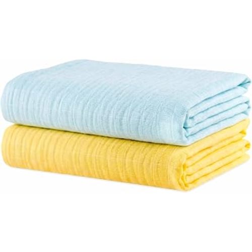 Muslin Swaddle Blankets for Newborns – Pack of 2