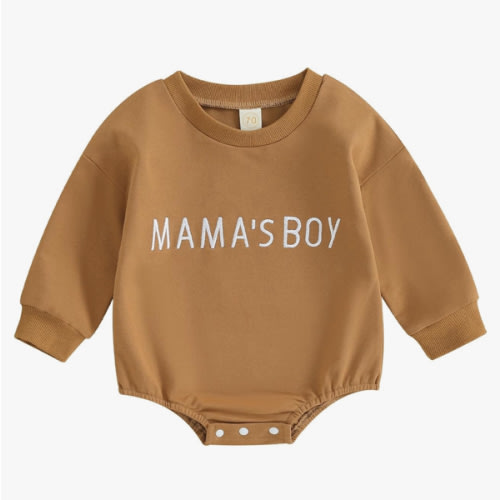 VISGOGO Newborn Infant Baby Boy Girls Oversized Romper Little Dude Sweater Onesie Coming Home Outfit Neutral Clothes