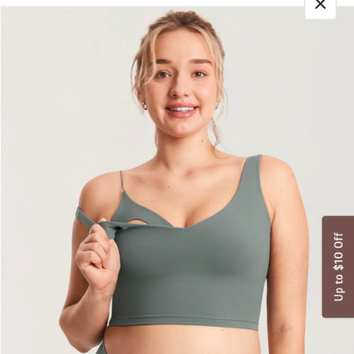 Natrelax® Nursing Crop Tank Top