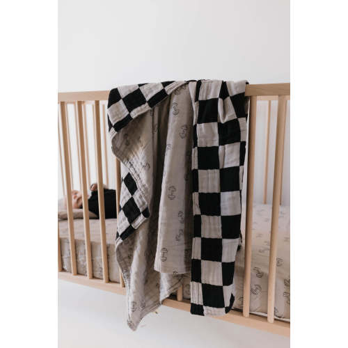 Muslin Quilt  | Arm Day + Black & Grey Checkerboard