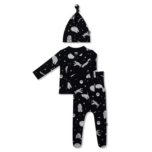 KYTE BABY Take Me Home Set With Cap For Babies, Cozy and Ultra Soft Rayon Made From Bamboo, Newborn Going Home Outfit