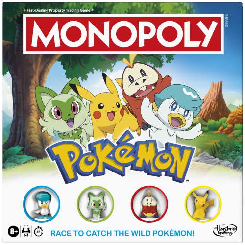 Monopoly Pokmon Edition Board Game, Games for Pokmon Fans, Kids Ages 8+