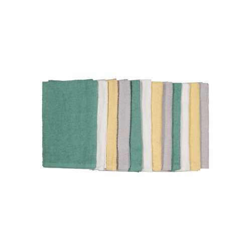 12 Pack Coloured Terry Nappies - Multi - One Size