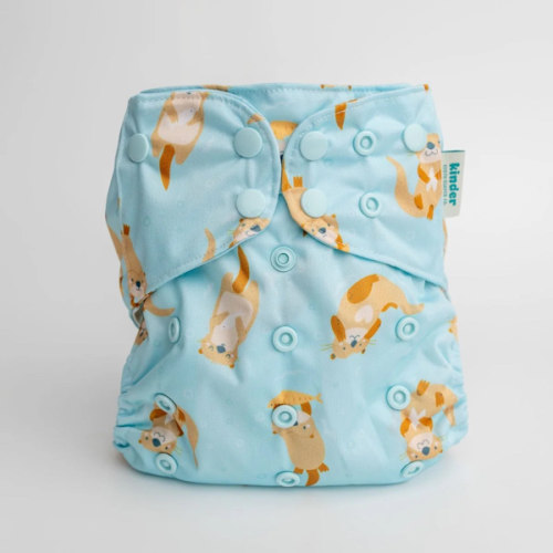 Animals and Insects: Essentials Pocket Cloth Diaper with Athletic Wicking Jersey, Grows with your Baby