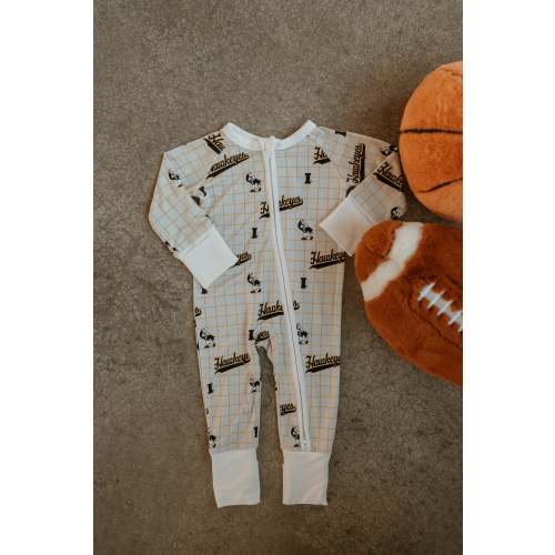 Zip Romper | Vintage Iowa