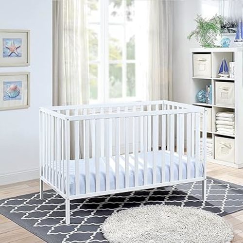 Suite Bebe Palmer 3 in 1 Convertible Baby Crib, White