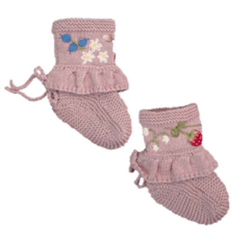 Strawberry footies (Cotton) - Dahlia | Shirley Bredal Online Shop