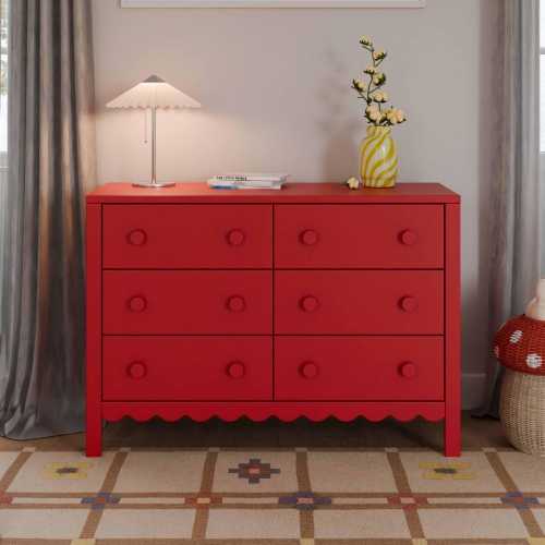 daVinci Sammy Scallop 6-Drawer Dresser | Ashley