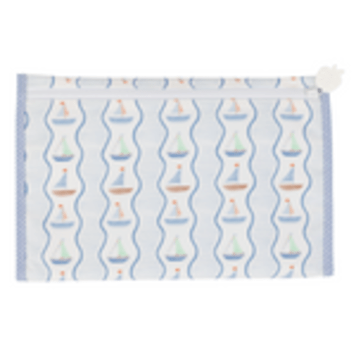 Apple of My Isla The Changing Pad- Sailboats – Jojo Mommy