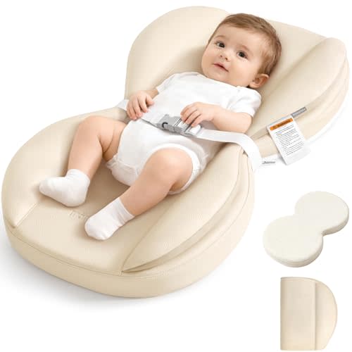 Baby Changing Pad with Waterproof & Wipe-Clean, Non-Slip Foldable PU Diaper Changing Pad, Adjustable Safety Belt, Changing Pad for Dresser, Changing Table,28"X16",Yellow