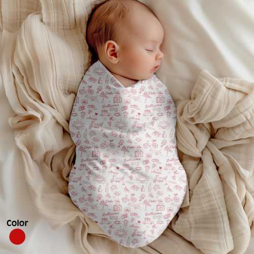 La Dolce Vita Italian Baby Swaddle Blanket Newborn Swaddle Blanket Italy Theme Baby Shower Gift Baby Naming New Mom Gift Expecting Parents